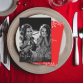 Laughing All Way Overlay Carte photo de Noël