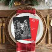 Laughing All Way Overlay Carte photo de Noël