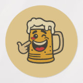 Laughing Beer Mok Stickers (Design 2)
