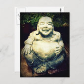 Laughing Buddha Briefkaart (Voorkant / Achterkant)