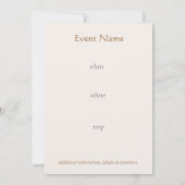 Laughing Buddha Uitnodiging (Achterkant)