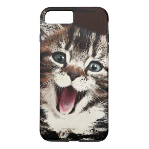 Laughing Cat iPhone 8 Plus / 7 Plus Hoesje