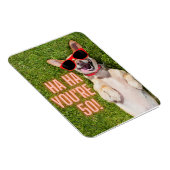 Laughing Dog 50th Birthday Magneet (Rechterzijde)