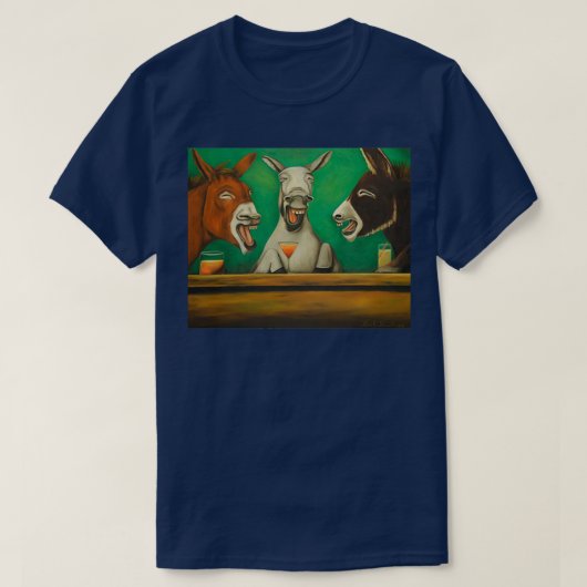 Laughing Donkeys 1 T-shirt (Design voorkant)
