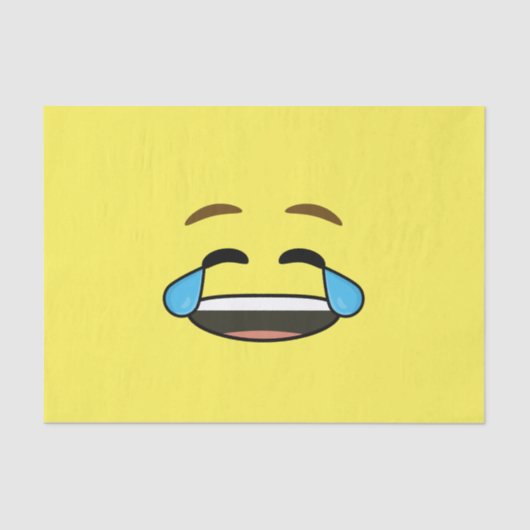 Laughing Emoji Tissuepapier (Voorkant)