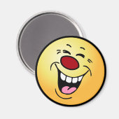 Laughing Face Grumpey Magneet (Voorkant / Achterkant)
