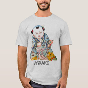 Laughing Good Luck Buddha Asian Buddhist art T-shirt