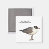 Laughing Gull Magneet (Voorkant / Achterkant)