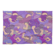 Laughing Hippos - purple