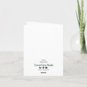 Laughing Horse Folded Card Bedankkaart (Achterkant)