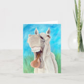 Laughing Horse Folded Card Bedankkaart (Voorkant)
