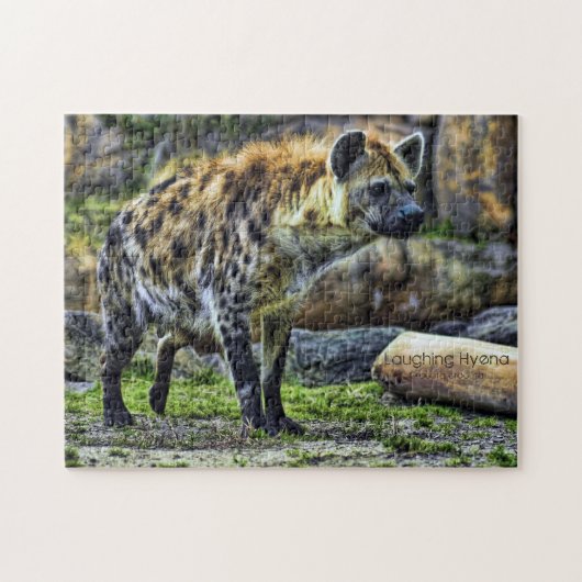 Laughing hyena [Jigzaapuzzle: 252P] Legpuzzel (Horizontaal)
