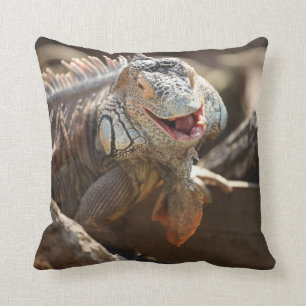 Laughing Iguana Photo Kussen