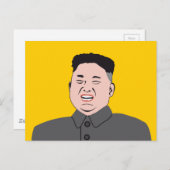 Laughing Kim Jon-un Briefkaart (Voorkant / Achterkant)
