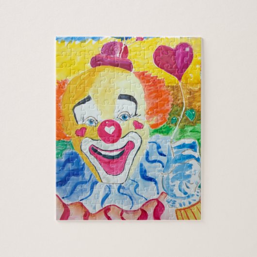 Laughing Larry Clown Puzzle Legpuzzel (Verticaal)