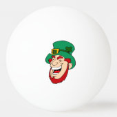 Laughing Leprechaun Ping Pong/Beer Pong Ball (Voorkant)