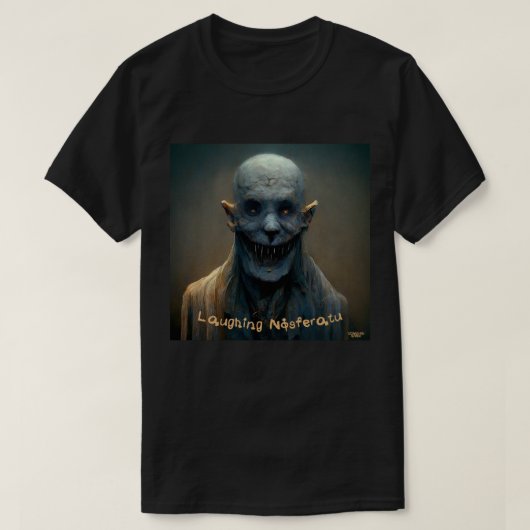 Laughing Nosferatu T-shirt (Design voorkant)