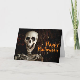 Laughing Skeleton Halloween  Kaart