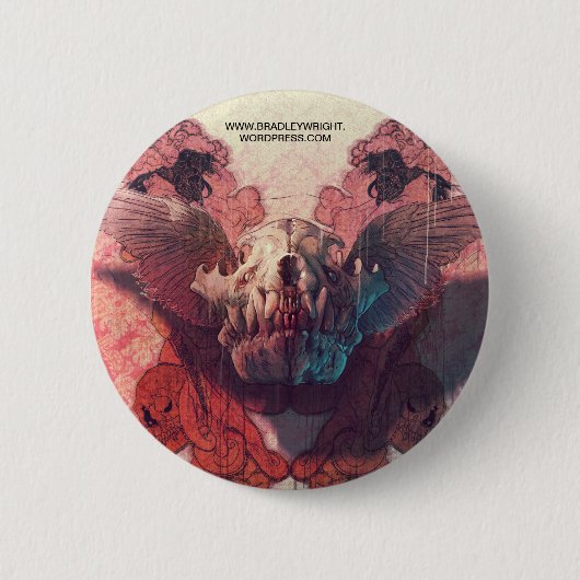 Laughing Skull Button (Voorkant)