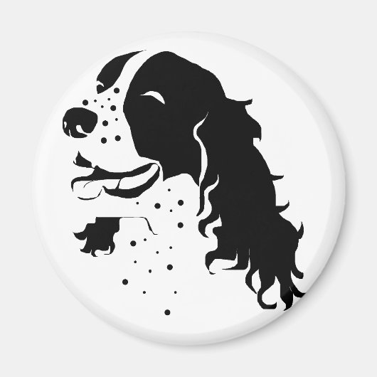 Laughing Springer Spaniel Magneet (Voorkant)