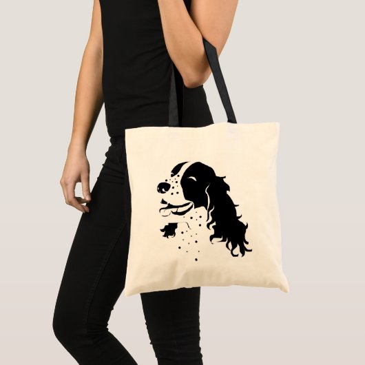 Laughing Springer Spaniel Tote Bag (Voorkant (product))