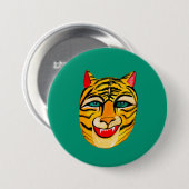 Laughing Waterverf Button (Voorkant /achterkant)