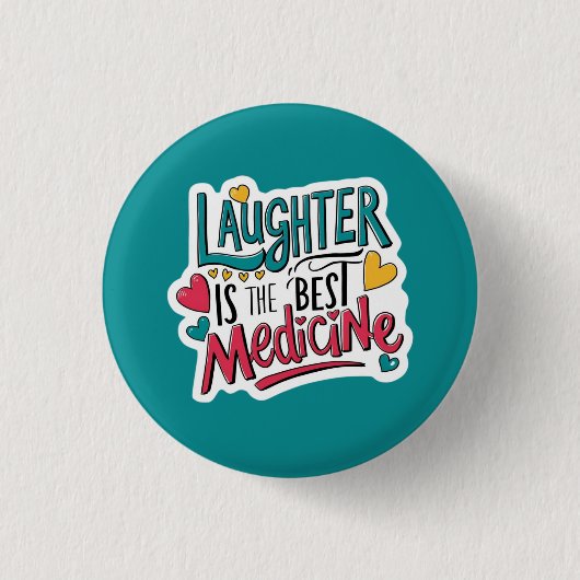 Laughter is de beste Button (Voorkant)