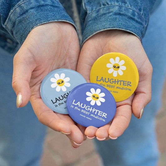 Laughter is de beste Button