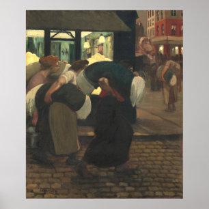 Laundresses - T A. Steinlen, Swiss Fine Art Poster