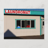 Laundromat Briefkaart (Voorkant)