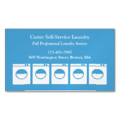 Laundromat Magnetisch Visitekaartje (Voorkant)