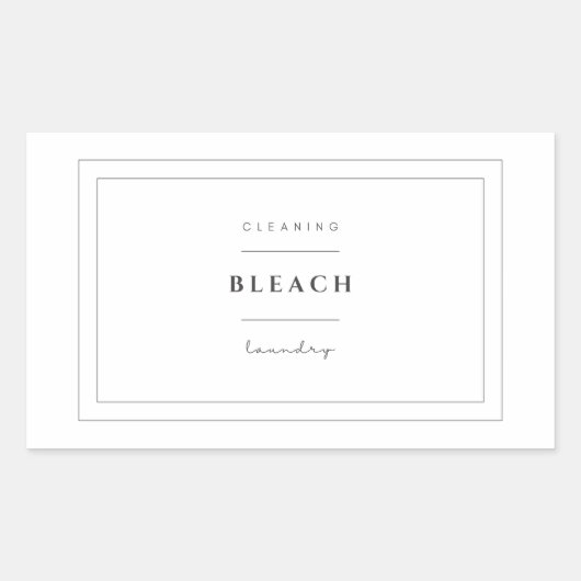 Laundry bleeklabel Stickers (Voorkant)