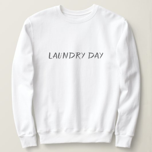 Laundry Day Cozy Crewneck Sweatshirt (Design devant)