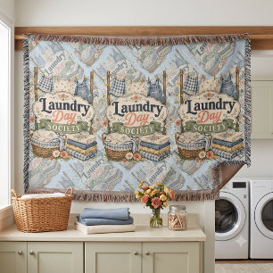Laundry Day Society Cottagecore Bloemen Deken