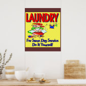 LAUNDRY - Doe het zelf voor de service op dezelfde Poster (Keuken)