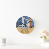 Laundry Room Clock Ronde Klok (Huis)