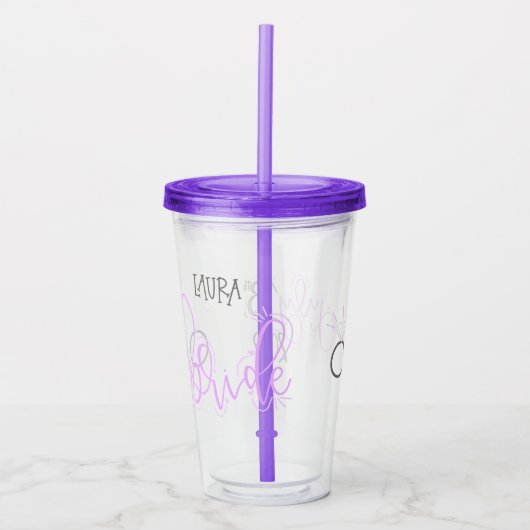 Laura Bride Tumbler Acryl Drinkbeker (Voorkant)