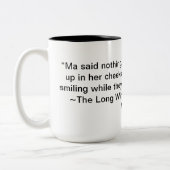 Laura Ingalls Wilder Citation Mug "The Long Winter (Gauche)