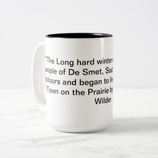 Laura Ingalls Wilder "LTOTP" Citation Mug (Devant gauche)