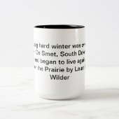 Laura Ingalls Wilder "LTOTP" Citation Mug (Centre)