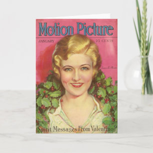 Laura LaPlante Christmas Kaart