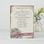 Laura Pink  Uitnodiging (Staand voorkant)