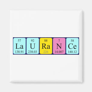 Laurance periodiek table name magnet magneet