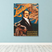 Laurant Magicus, illusionist, entertainer Magic Canvas Afdruk (Insitu (Houten vloer))