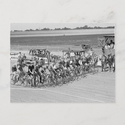 Laurel bicycle races 1925  foto briefkaart (Voorkant)