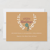 Laurel Bird Feestdagen 2015 Corporate Kaart (Voorkant)