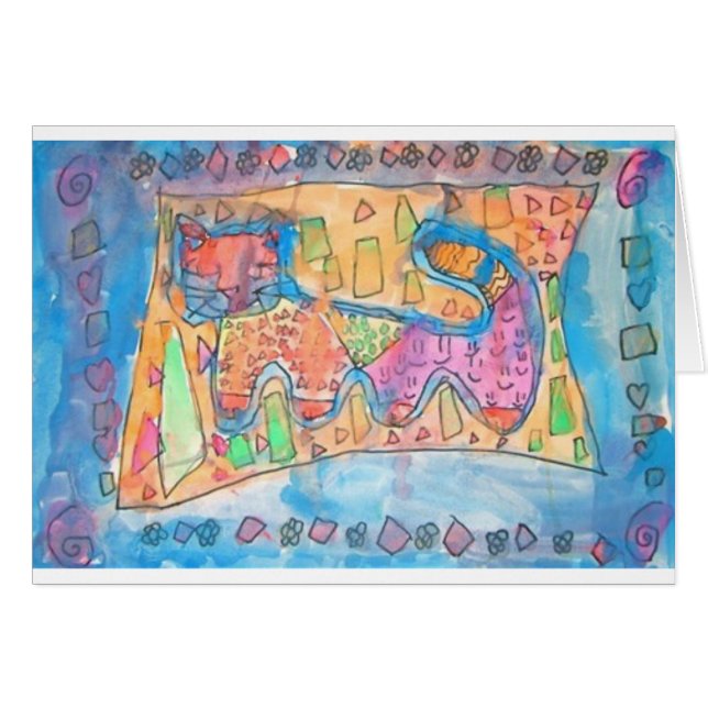 Laurel Burch Cat (Voorkant Horizontaal)