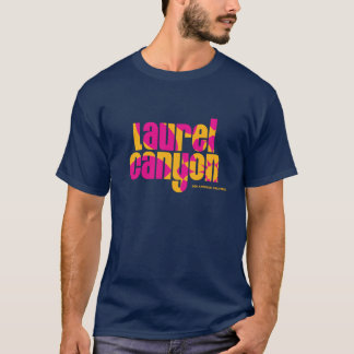 Laurel Canyon psychedelische bloem roze T-shirt