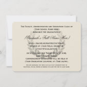 Laurel Crest Traditional College Graduation Kaart (Achterkant)