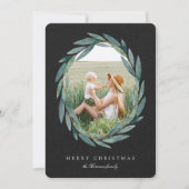 Laurel d'hiver | Carte photo de vacances (Devant)